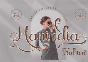 Arinda - Calligraphy Script Font