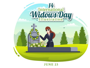 14 International Widows Day Illustration preview picture