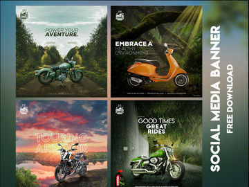 Bike Social Media Banner | Free Download preview picture