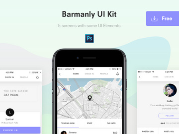 Barmanly App UI Kit preview picture