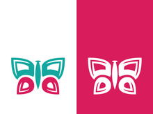 Butterfly logo icon vector design illustration